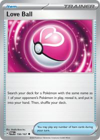 pokemon sv twilight masquerade love ball 156 167