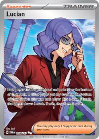 pokemon sv twilight masquerade lucian 208 167 full art