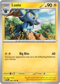 pokemon sv twilight masquerade luxio 067 167