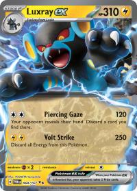 pokemon sv twilight masquerade luxray ex 068 167