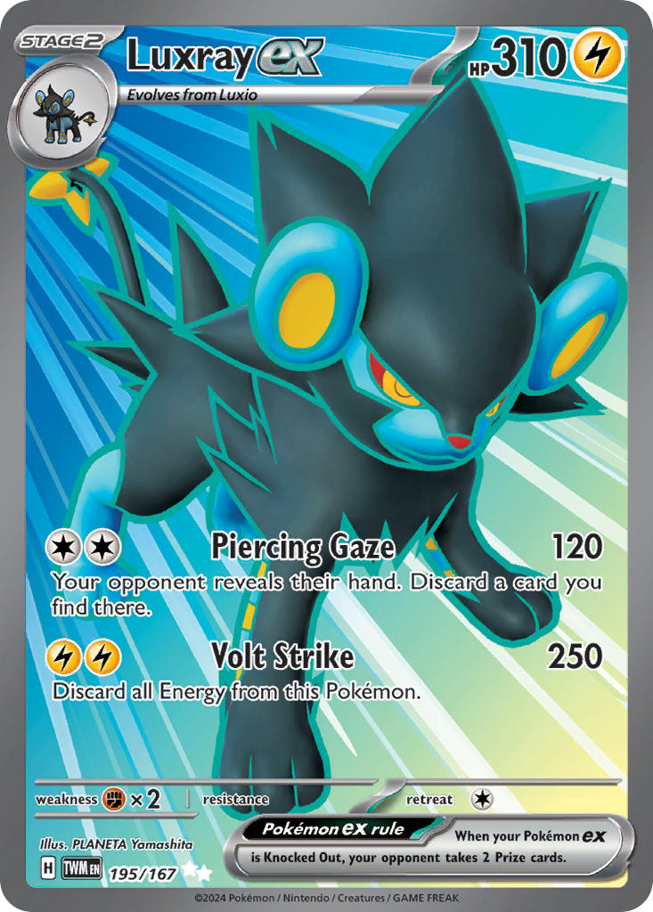 Luxray EX - 195-167 - FULL ART