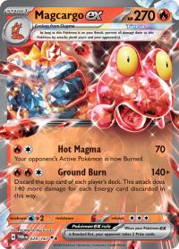 pokemon sv twilight masquerade magcargo ex 029 167