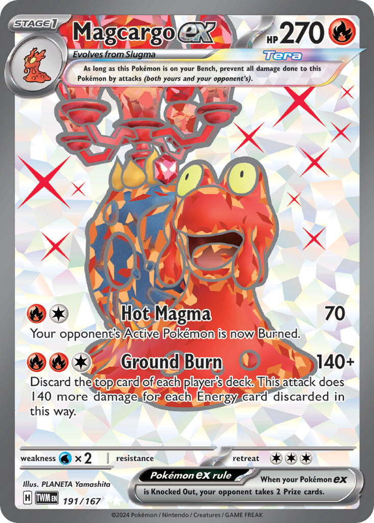 Magcargo EX - 191-167 - FULL ART