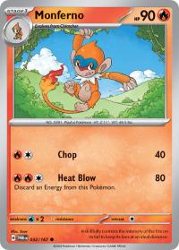 pokemon sv twilight masquerade monferno 032 167