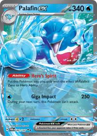 pokemon sv twilight masquerade palafin ex 061 167