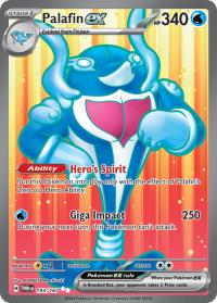 pokemon sv twilight masquerade palafin ex 193 167 full art