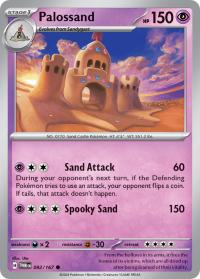 pokemon sv twilight masquerade palossand 092 167