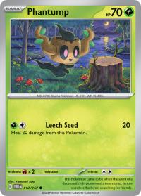 pokemon sv twilight masquerade phantump 012 167