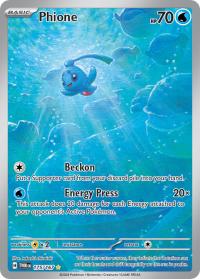 pokemon sv twilight masquerade phione 175 167 illustration rare