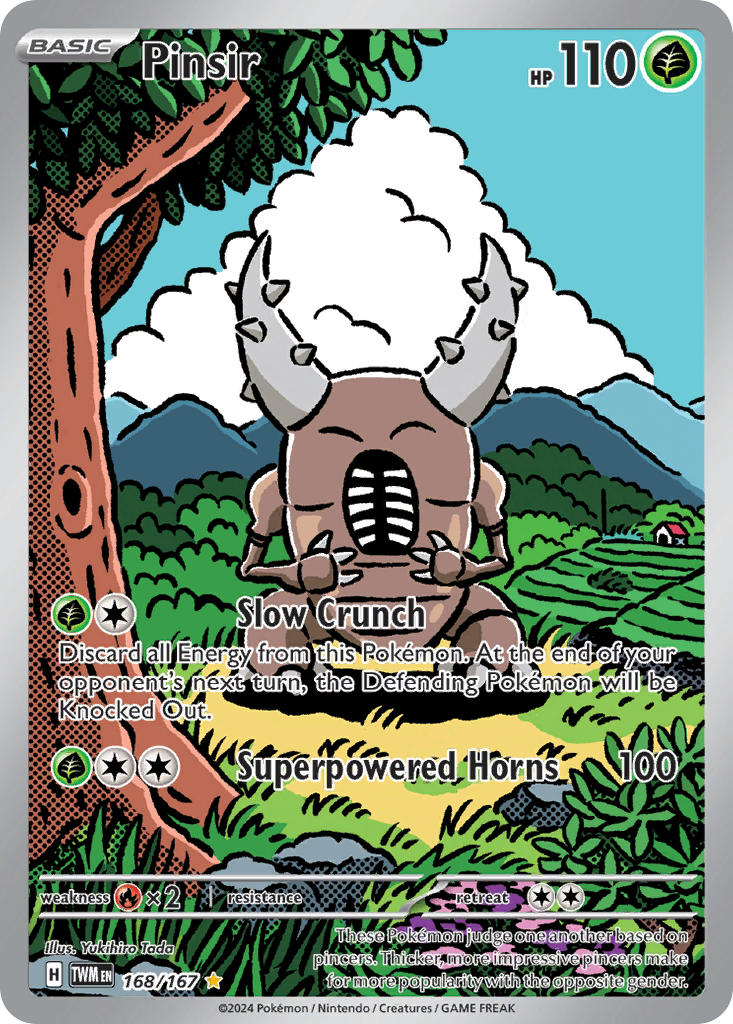 Pinsir - 168-167 - Illustration Rare
