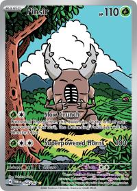 pokemon sv twilight masquerade pinsir 168 167 illustration rare