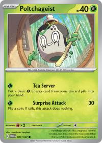 pokemon sv twilight masquerade poltchageist 021 167