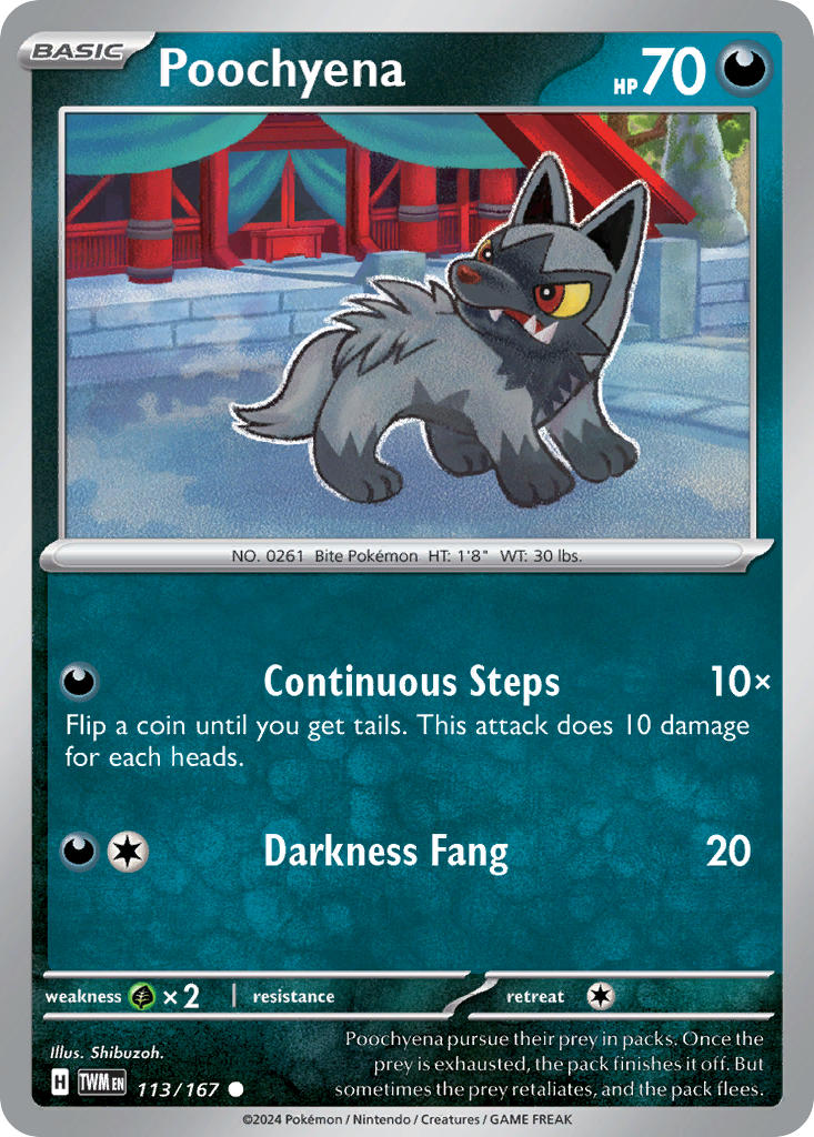 Poochyena - 113-167 (RH)