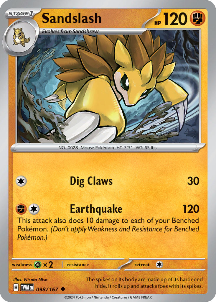 Sandslash - 098-167