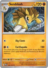 pokemon sv twilight masquerade sandslash 098 167