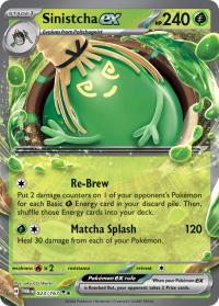 pokemon sv twilight masquerade sinistcha ex 023 167