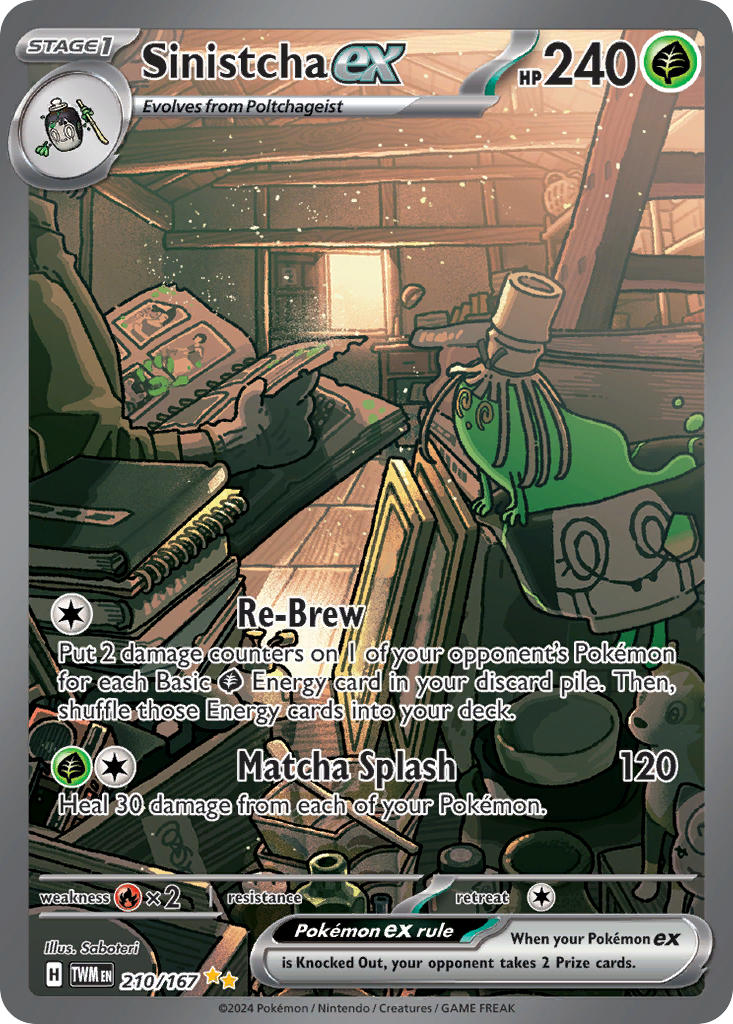 Sinistcha EX - 210-167 - Special Illustration Rare