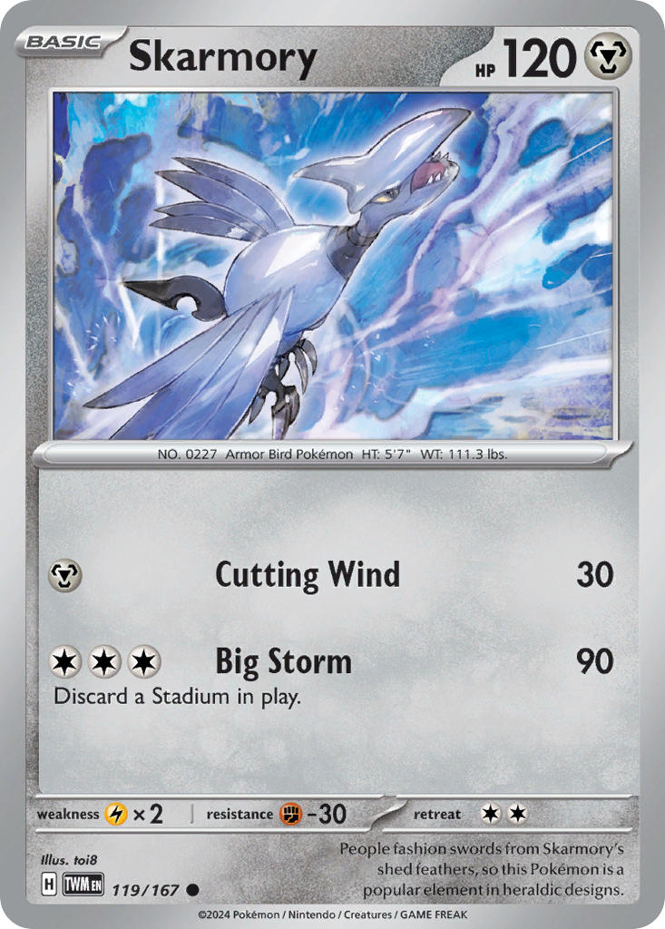 Skarmory - 119-167