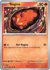 pokemon sv twilight masquerade slugma 028 167