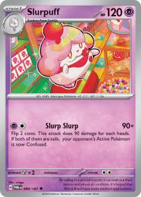 pokemon sv twilight masquerade slurpuff 090 167
