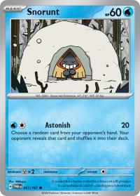pokemon sv twilight masquerade snorunt 051 167