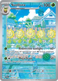pokemon sv twilight masquerade sunflora 169 167 illustration rare