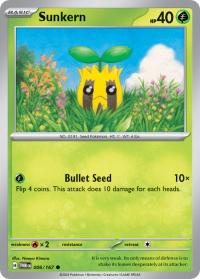 pokemon sv twilight masquerade sunkern 006 167