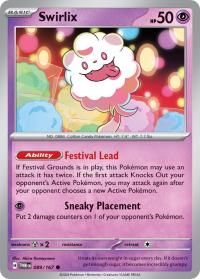 pokemon sv twilight masquerade swirlix 089 167