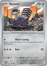 pokemon sv twilight masquerade varoom 124 167