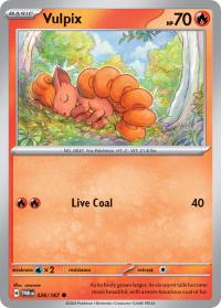 pokemon sv twilight masquerade vulpix 026 167