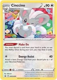 pokemon sword shield pre release promos cinccino swsh009 staff