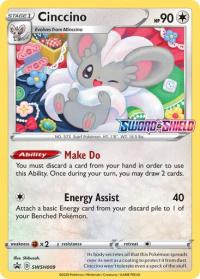 pokemon sword shield pre release promos cinccino swsh009 prerelease promo