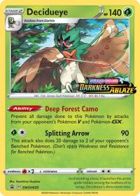 pokemon sword shield pre release promos decidueye swsh035 prerelease promo