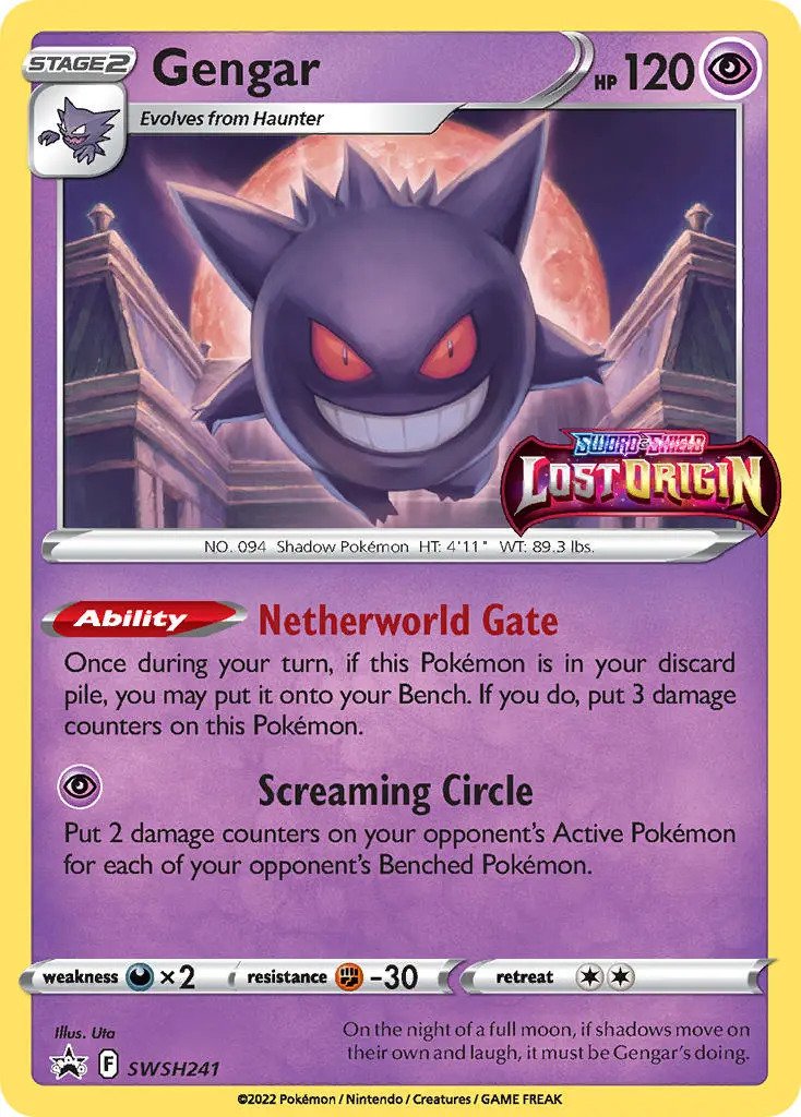 Gengar - SWSH241 (Prerelease Promo)