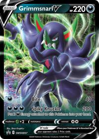 pokemon sword shield promos grimmsnarl v swsh057