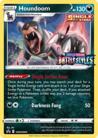 pokemon sword shield pre release promos houndoom swsh090 prerelease promo