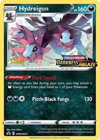 pokemon sword shield pre release promos hydreigon swsh037 staff