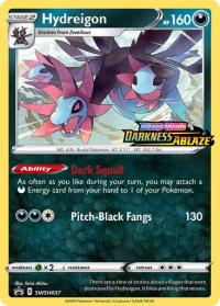 pokemon sword shield pre release promos hydreigon swsh037 prerelease promo