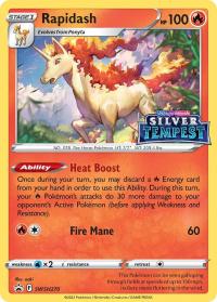 pokemon sword shield pre release promos rapidash swsh270 prerelease promo