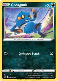 pokemon sword shield promos croagunk swsh245