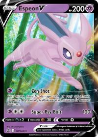 pokemon sword shield promos espeon v swsh201