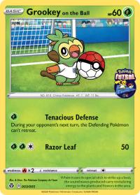 pokemon sword shield promos grookey on the ball 003 005