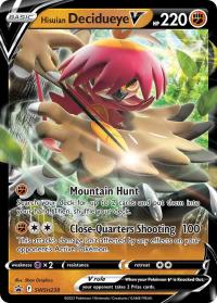 pokemon sword shield promos hisuian decidueye v swsh238