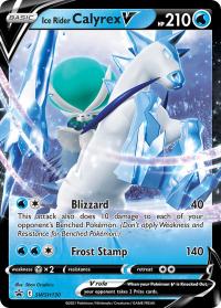 pokemon sword shield promos ice rider calyrex v swsh130