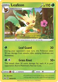 pokemon sword shield promos leafeon swsh191