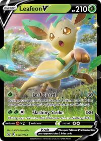 pokemon sword shield promos leafeon v swsh194