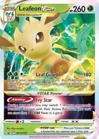 pokemon sword shield promos leafeon vstar swsh195