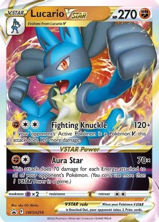 Lucario  VSTAR - SWSH214