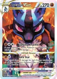 pokemon sword shield promos lucario vstar swsh291