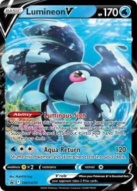 pokemon sword shield promos lumineon v swsh250